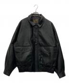 BEAMS HEARTビームスハート）の古着「クラシックフェイクレザージャケット」｜ブラック