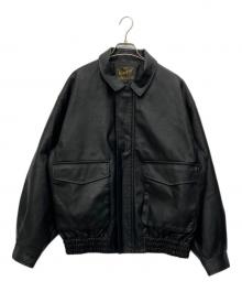 BEAMS HEART（ビームスハート）の古着「クラシックフェイクレザージャケット」｜ブラック