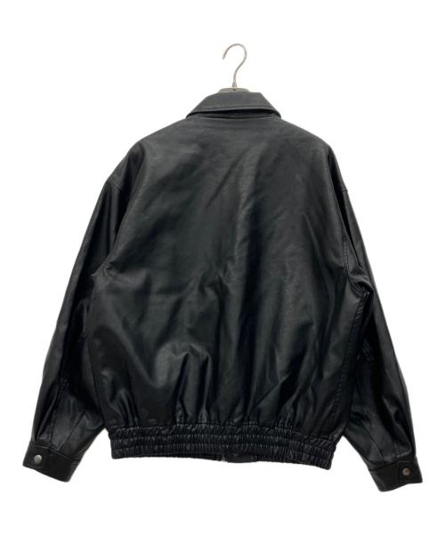 BEAMS HEART（ビームスハート）BEAMS HEART (ビームスハート) クラシックフェイクレザージャケット ブラック サイズ:Mの古着・服飾アイテム