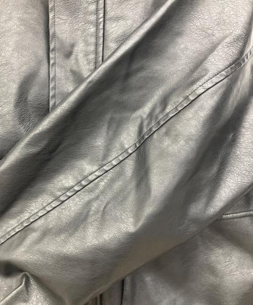 BEAMS HEART（ビームスハート）BEAMS HEART (ビームスハート) クラシックフェイクレザージャケット ブラック サイズ:Mの古着・服飾アイテム