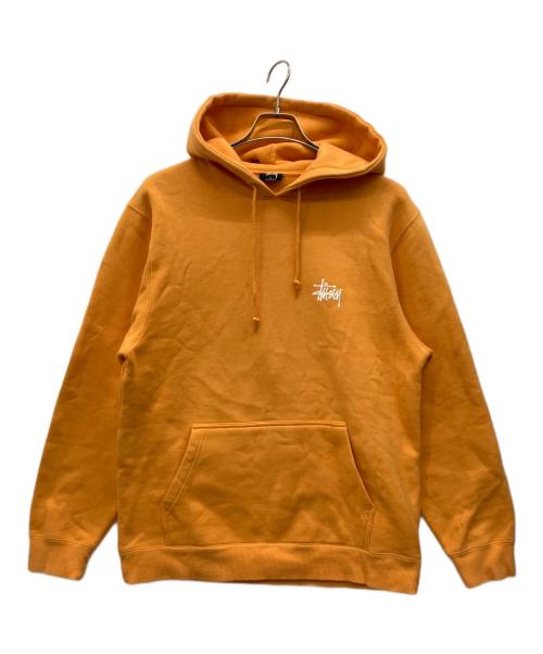 stussy（ステューシー）stussy (ステューシー) プルオーバーパーカー オレンジ サイズ:Lの古着・服飾アイテム