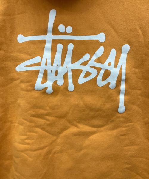 stussy（ステューシー）stussy (ステューシー) プルオーバーパーカー オレンジ サイズ:Lの古着・服飾アイテム