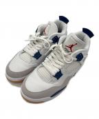 NIKEナイキ）の古着「ハイカットスニーカー」｜ホワイト×ブルー