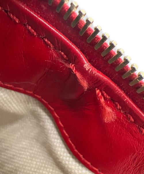 GUCCI（グッチ）GUCCI (グッチ) スーキー　2WAYショルダーバッグ ベージュ×レッドの古着・服飾アイテム