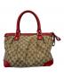 GUCCI (グッチ) スーキー　2WAYショルダーバッグ ベージュ×レッド：35000円