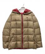 BURBERRY BLUE LABELバーバリー ブルー レーベル）の古着「リバーシブルダウンジャケット」｜ブラウン