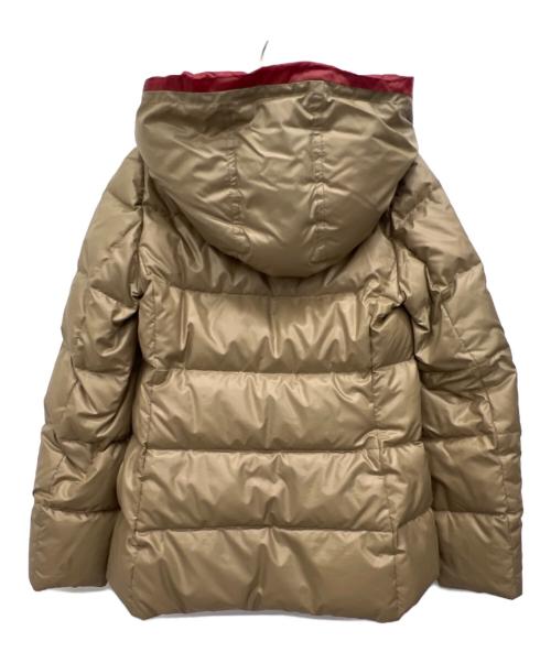 BURBERRY BLUE LABEL（バーバリー ブルー レーベル）BURBERRY BLUE LABEL (バーバリー ブルー レーベル) リバーシブルダウンジャケット ブラウン サイズ:38の古着・服飾アイテム