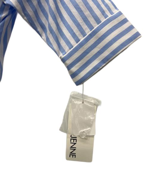 JENNE（ジェンヌ）JENNE (ジェンヌ) 半袖ワンピース ブルー×ホワイト サイズ:S 未使用品の古着・服飾アイテム