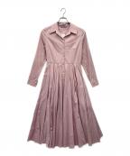 JENNEジェンヌ）の古着「長袖ワンピース」｜ピンク