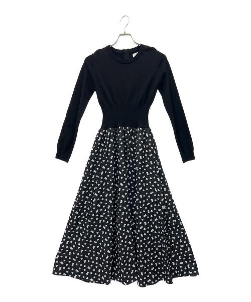 JENNE（ジェンヌ）JENNE (ジェンヌ) 長袖ワンピース ブラック サイズ:Mの古着・服飾アイテム