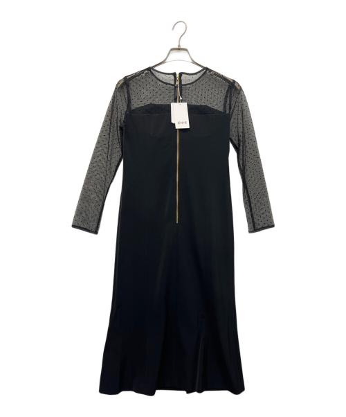 JENNE（ジェンヌ）JENNE (ジェンヌ) 長袖ワンピース ブラック サイズ:S 未使用品の古着・服飾アイテム