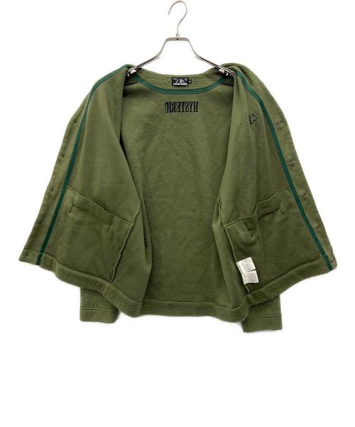 Hysteric Glamour（ヒステリックグラマー）Hysteric Glamour (ヒステリックグラマー) 厚手カーディガン グリーン サイズ:Mの古着・服飾アイテム