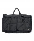 PORTERポーター）の古着「ボストンバッグ XL」｜ブラック×オレンジ