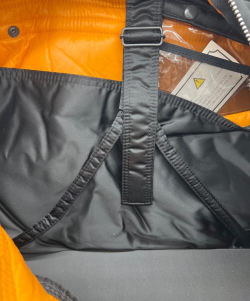 PORTER（ポーター）PORTER (ポーター) ボストンバッグ XL ブラック×オレンジの古着・服飾アイテム