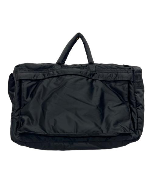 PORTER（ポーター）PORTER (ポーター) タンカー　ボストンバッグ ブラック×オレンジ サイズ:Ｌの古着・服飾アイテム