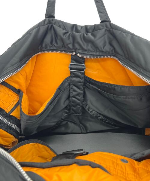 PORTER（ポーター）PORTER (ポーター) タンカー　ボストンバッグ ブラック×オレンジ サイズ:Ｌの古着・服飾アイテム