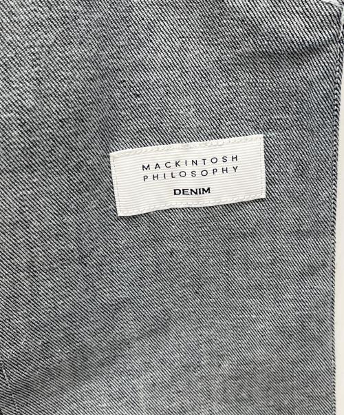 MACKINTOSH PHILOSOPHY（マッキントッシュ フィロソフィー）MACKINTOSH PHILOSOPHY (マッキントッシュ フィロソフィー) デニムコート ブルー サイズ:38の古着・服飾アイテム