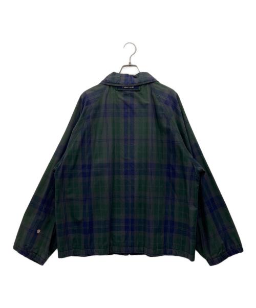NAUTICA（ノーティカ）NAUTICA (ノーティカ) ジップブルゾン ネイビー×グリーン サイズ:XLの古着・服飾アイテム