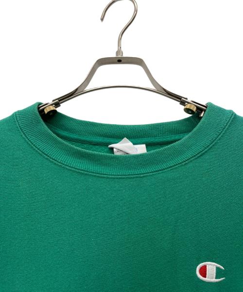 Champion REVERSE WEAVE（チャンピオン リバース ウィーブ）Champion REVERSE WEAVE (チャンピオン リバース ウィーブ) スウェット グリーン サイズ:2XLの古着・服飾アイテム