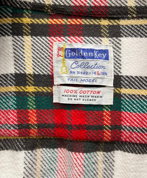 golden key（ゴールデンキー）golden key (ゴールデンキー) フランネルシャツ レッド サイズ:Lの古着・服飾アイテム