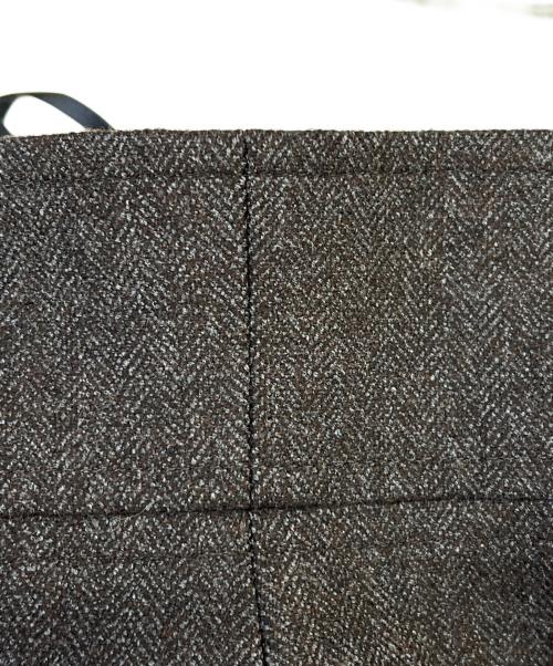 BURBERRY BLACK LABEL（バーバリーブラックレーベル）BURBERRY BLACK LABEL (バーバリーブラックレーベル) ウールスカート ブラウン サイズ:64の古着・服飾アイテム