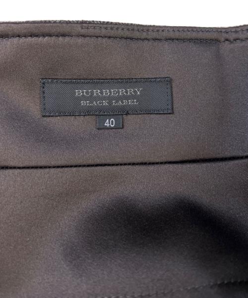 BURBERRY BLACK LABEL（バーバリーブラックレーベル）BURBERRY BLACK LABEL (バーバリーブラックレーベル) ウールスカート ブラウン サイズ:64の古着・服飾アイテム