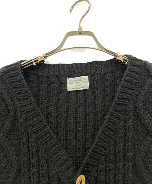 INVERALLAN（インバーアラン）INVERALLAN (インバーアラン) ニットベスト ブラック サイズ:表記なしの古着・服飾アイテム