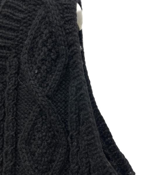 INVERALLAN（インバーアラン）INVERALLAN (インバーアラン) ニットベスト ブラック サイズ:表記なしの古着・服飾アイテム