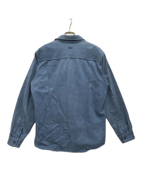 RHC&MAS（アールエイチシーアンドマス）RHC&MAS (アールエイチシーアンドマス) シャツジャケット ブルー サイズ:3の古着・服飾アイテム