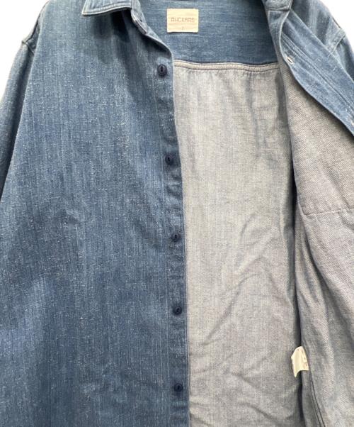 RHC&MAS（アールエイチシーアンドマス）RHC&MAS (アールエイチシーアンドマス) シャツジャケット ブルー サイズ:3の古着・服飾アイテム