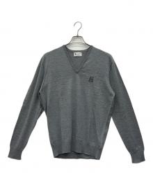 JOHNSTONS OF ELGIN（ジョンストンズオブエルガン）の古着「薄手ニット」｜グレー