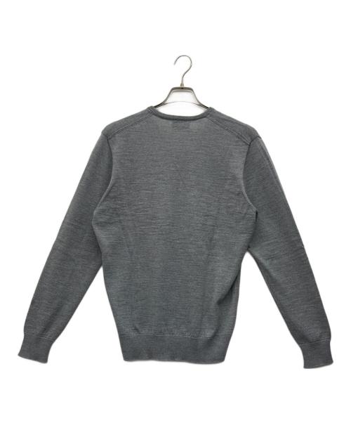 JOHNSTONS OF ELGIN（ジョンストンズオブエルガン）JOHNSTONS OF ELGIN (ジョンストンズオブエルガン) 薄手ニット グレー サイズ:42の古着・服飾アイテム