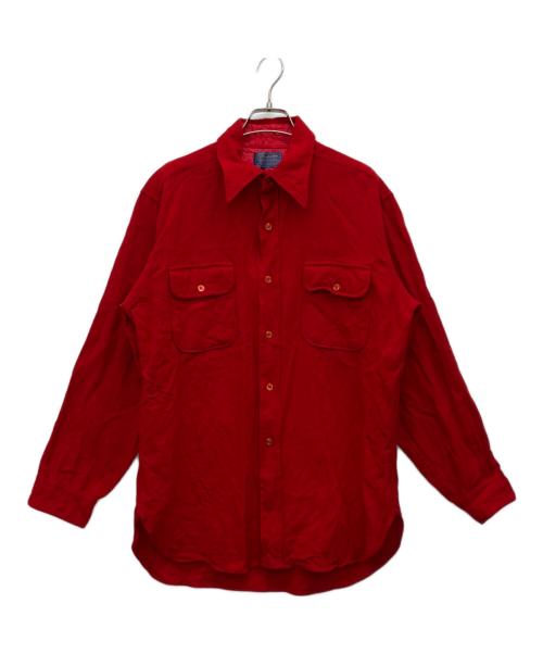 PENDLETON（ペンドルトン）PENDLETON (ペンドルトン) 長袖シャツ レッド サイズ:Lの古着・服飾アイテム