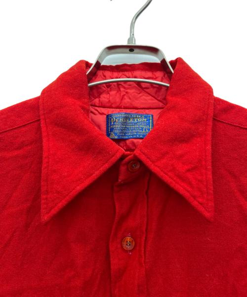 PENDLETON（ペンドルトン）PENDLETON (ペンドルトン) 長袖シャツ レッド サイズ:Lの古着・服飾アイテム