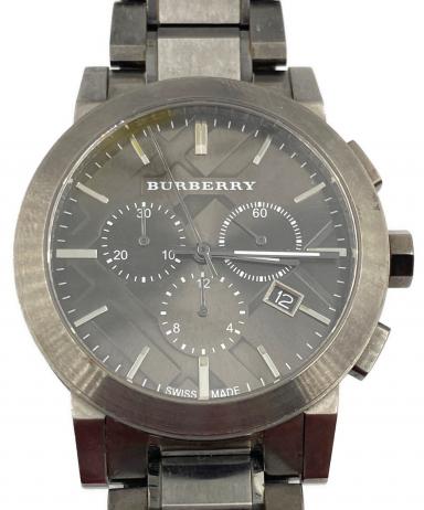 中古・古着通販】BURBERRY (バーバリー) クロノグラフ シティ ブラック