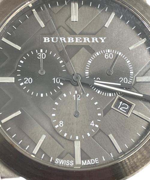 BURBERRY（バーバリー）BURBERRY (バーバリー) クロノグラフ シティ ブラックの古着・服飾アイテム