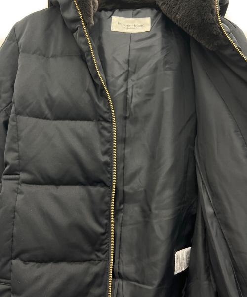 le.coeur blanc（ルクールブラン）le.coeur blanc (ルクールブラン) ダウンジャケット ネイビー サイズ:36の古着・服飾アイテム