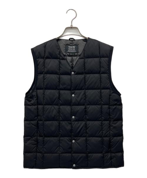 TAION（タイオン）TAION (タイオン) ダウンベスト ブラック サイズ:Sの古着・服飾アイテム