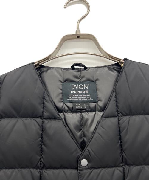 TAION（タイオン）TAION (タイオン) ダウンベスト ブラック サイズ:Sの古着・服飾アイテム