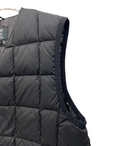 TAION（タイオン）TAION (タイオン) ダウンベスト ブラック サイズ:Sの古着・服飾アイテム