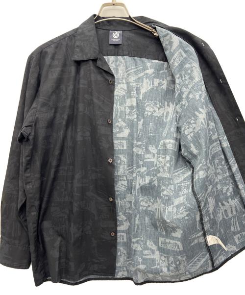 TOKYO CULTUART（トーキョー カルチャート）TOKYO CULTUART (トーキョー カルチャート) BEAMS (ビームス) Collage Shirt ネイビー サイズ:XLの古着・服飾アイテム
