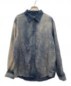 DIESELディーゼル）の古着「長袖シャツ」｜ブルー