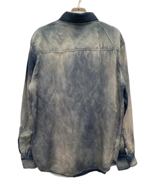 DIESEL（ディーゼル）DIESEL (ディーゼル) 長袖シャツ ブルー サイズ:44の古着・服飾アイテム