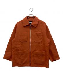 MAISON SPECIAL（メゾンスペシャル）の古着「リバーメルトンプライムオーバーCPOブルゾン」｜オレンジ