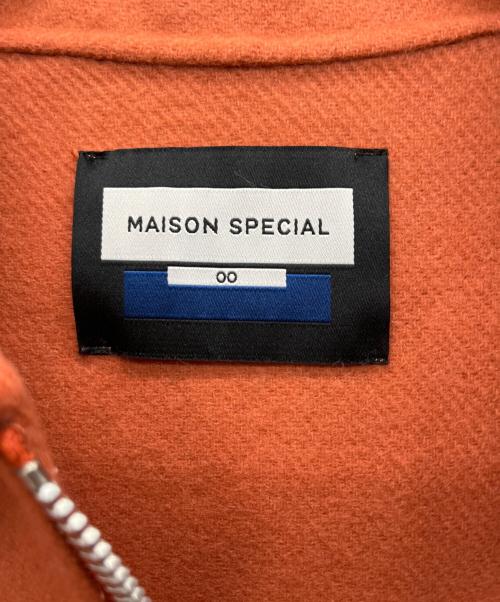 MAISON SPECIAL（メゾンスペシャル）MAISON SPECIAL (メゾンスペシャル) リバーメルトンプライムオーバーCPOブルゾン オレンジ サイズ:Mの古着・服飾アイテム