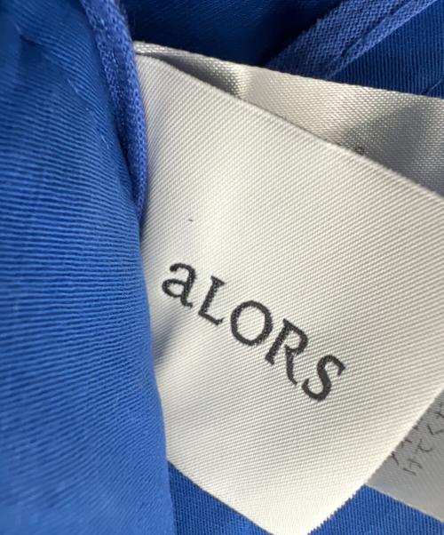 ALORS（アロー）ALORS (アロー) ワイドパンツ Valentina ブルーの古着・服飾アイテム