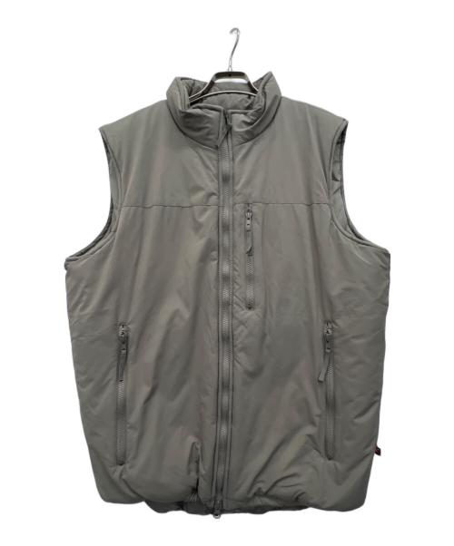 B.A.F社（ブルックリンアームドフォース）B.A.F社 (ブルックリンアームドフォース) 中綿ベスト グレー サイズ:Mの古着・服飾アイテム