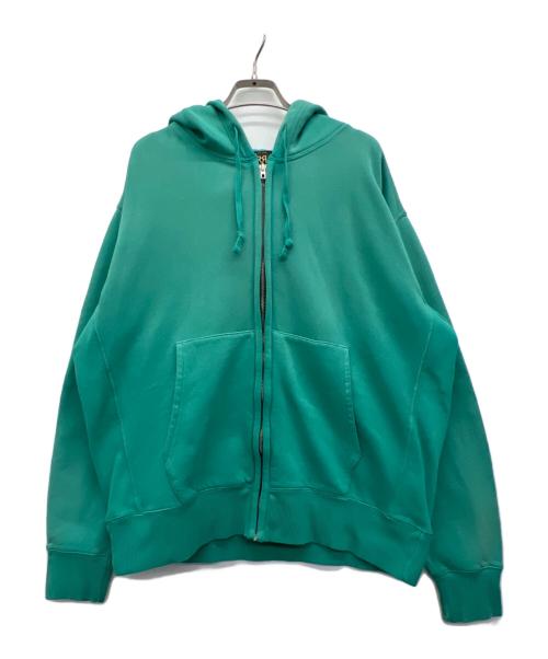 RRL（ダブルアールエル）RRL (ダブルアールエル) ジップパーカー ターコイズ サイズ:XLの古着・服飾アイテム