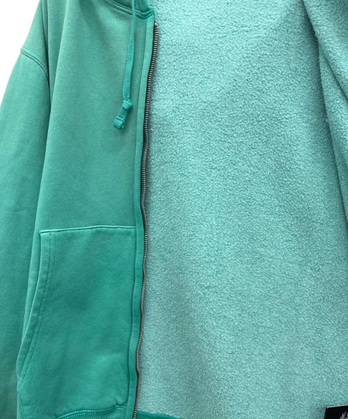 RRL（ダブルアールエル）RRL (ダブルアールエル) ジップパーカー ターコイズ サイズ:XLの古着・服飾アイテム