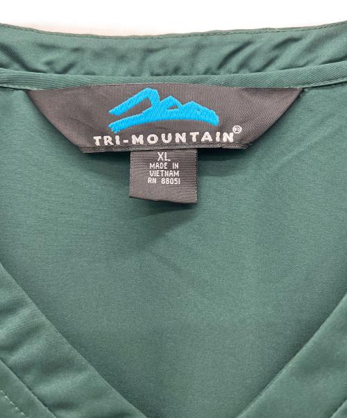 Tri Mountain（トライマウンテン）Tri Mountain (トライマウンテン) ベスト グリーン サイズ:XLの古着・服飾アイテム